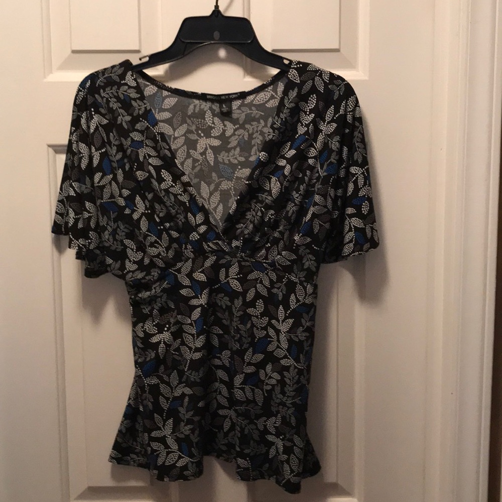 Briggs New York tie-back top Sz L
